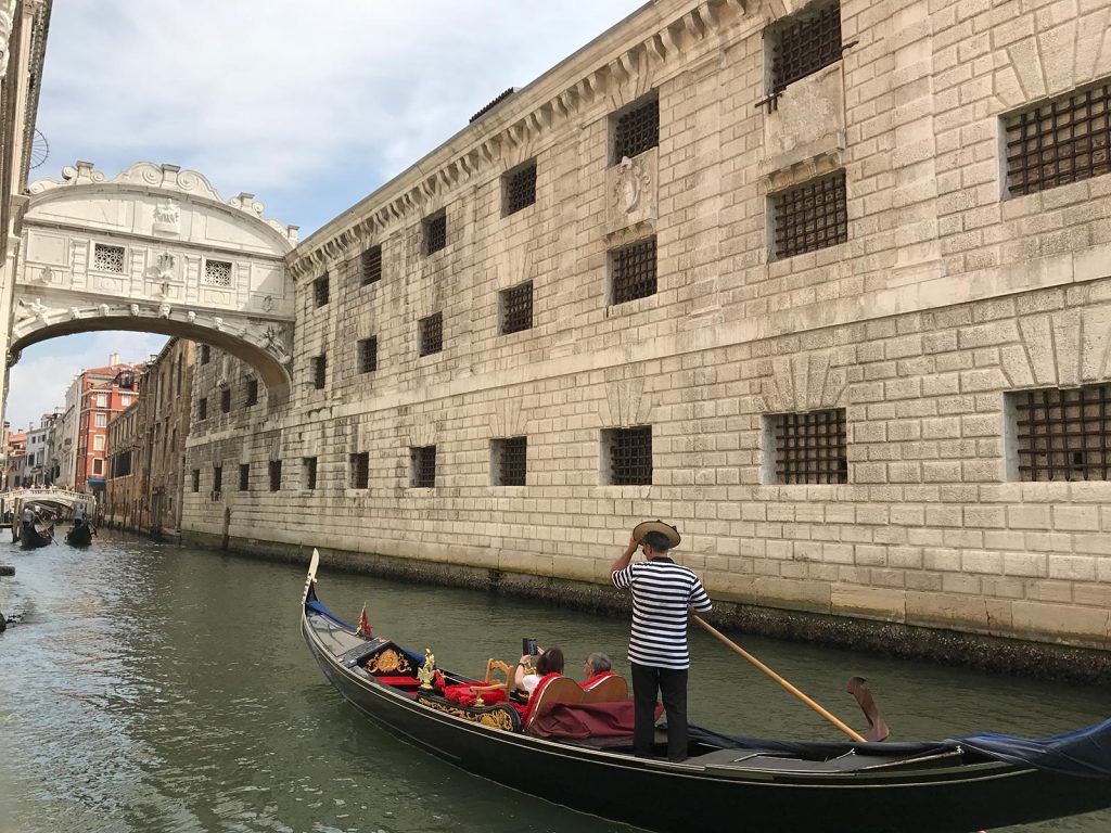 The New Prison in Venice, Italy. Magical Venice