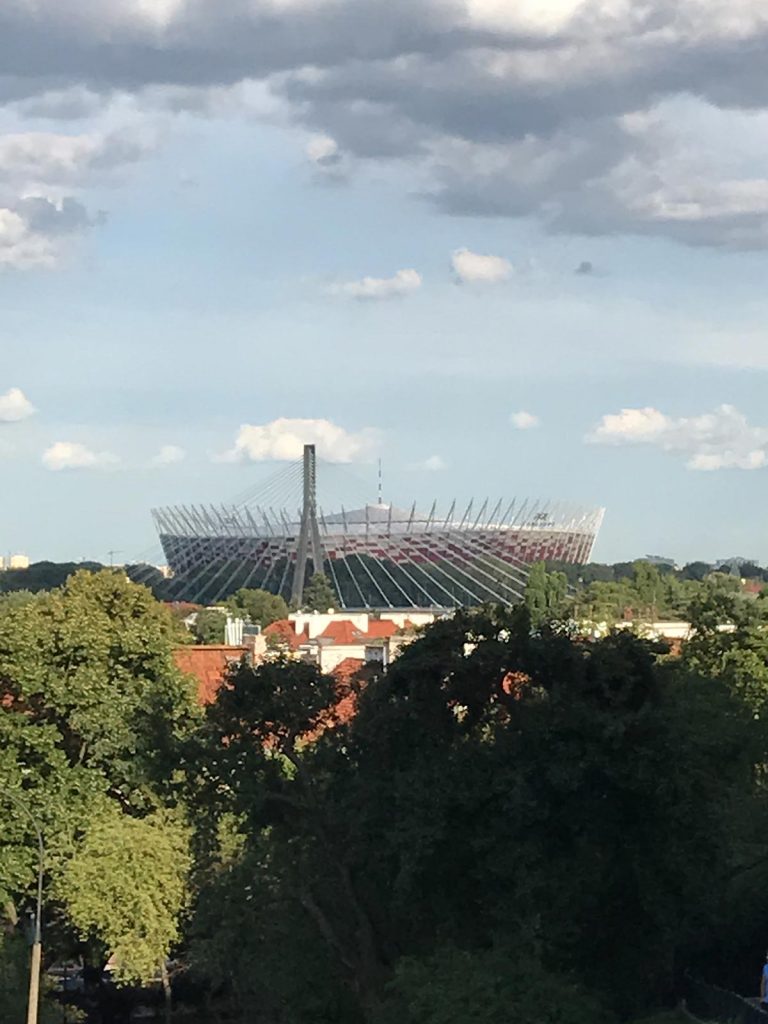 National Stadium in Warsaw, Poland. Minsk & Warsaw