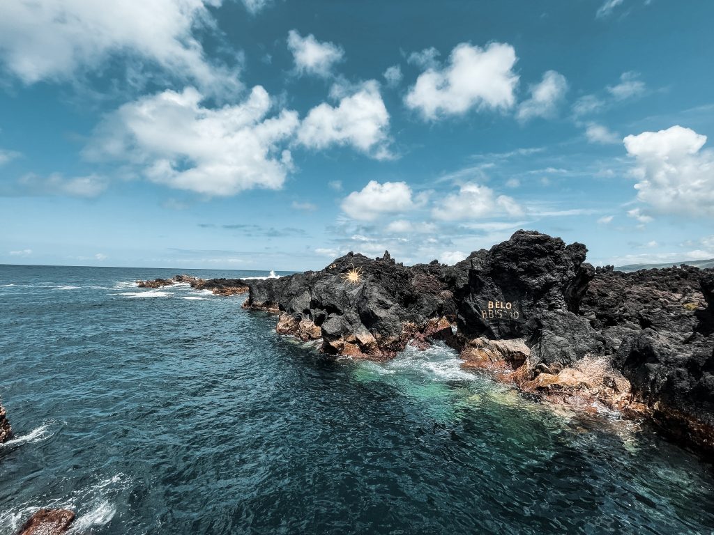 Rocky cliffs by the bay in Terceira Island, The Azores. Terceira, another photographer’s dream