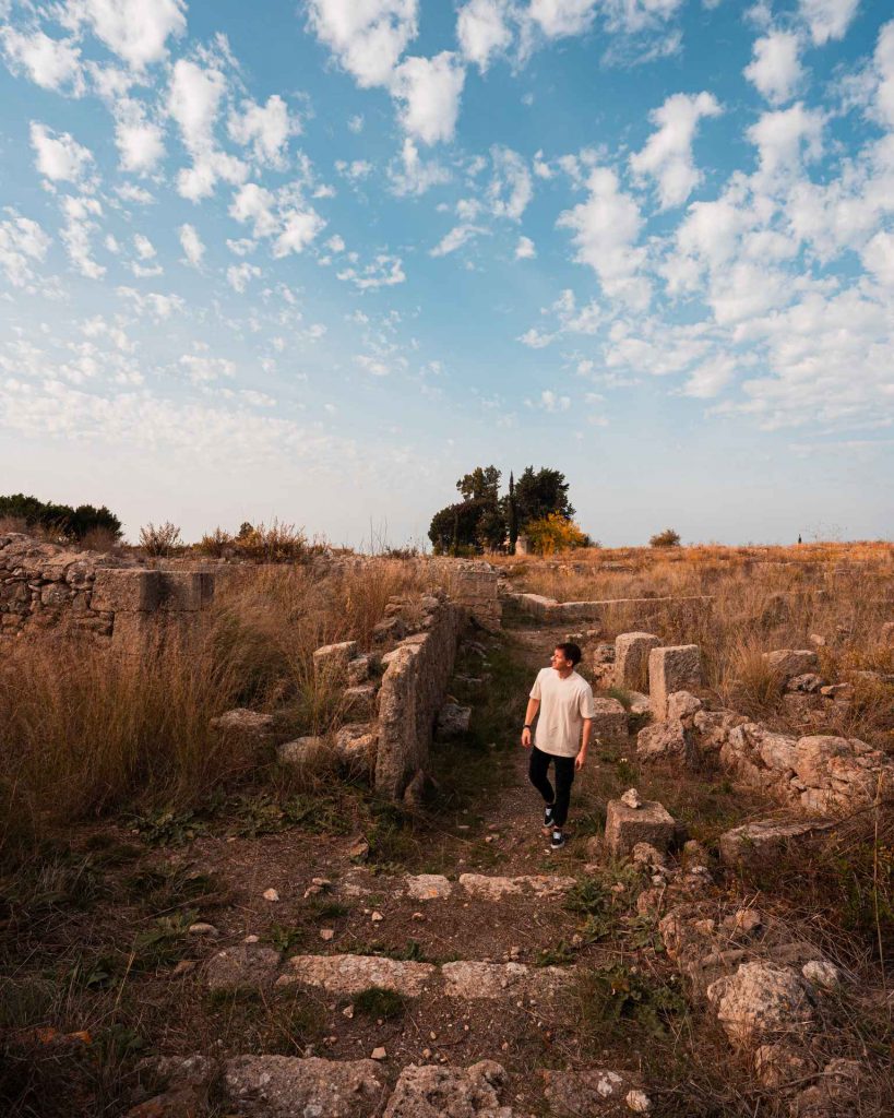 David Simpson walking thru the ruins in Latakia. Getting lost through the devastation to Aleppo