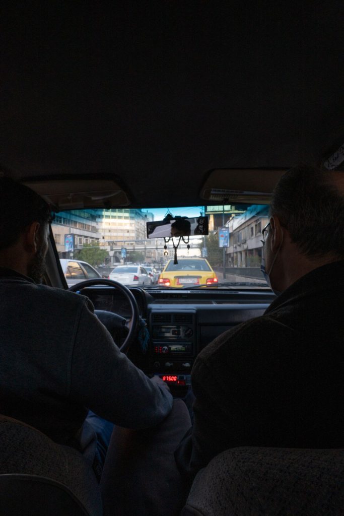 Road trip with driver and guide in Damascus, Syria. A day in Damascus