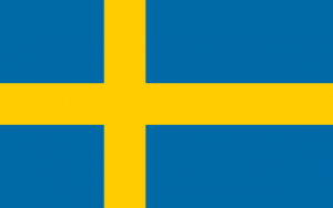 Flag of Sweden. The Polar Explorer Icebreaker, Sweden