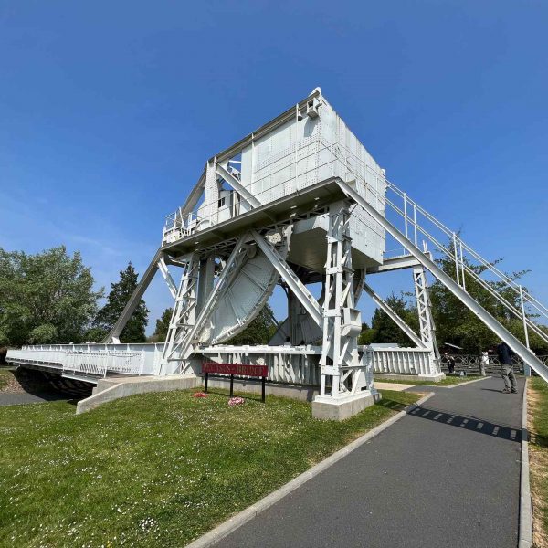 Pegasus Bridge in Normandy, France. The best viewpoint, museum and cafe in France