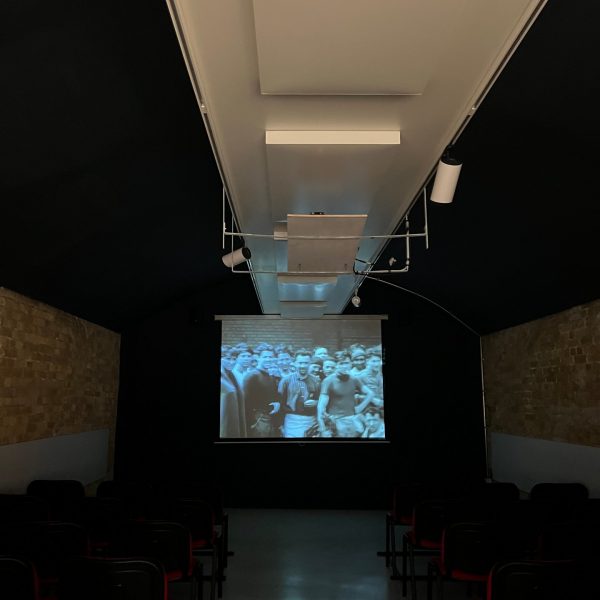 Audio-visual presentation in Dunkirk Museum, France. The escape of Dunkirk