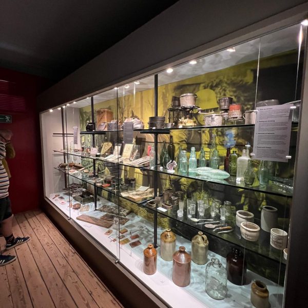 War memorabilia exhibit in Passchendaele Museum, Belgium. The worst hotel owner in Europe