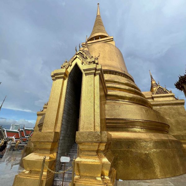 Temple entrance at the Royal Palace in Thailand. Grand Palaces, ear orgasms and Khaosan Road