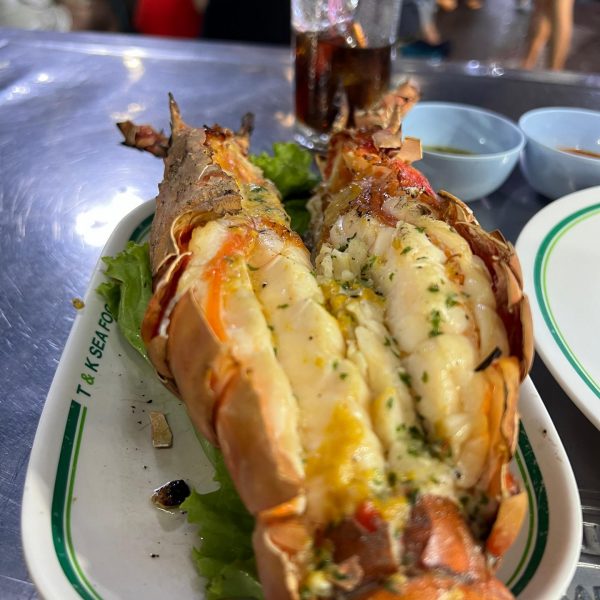 Cooked lobster at Chinatown in Bangkok, Thailand. The day to end all days in Bangkok