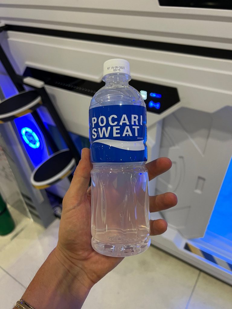 Bottled water at Capsule Hotel in Bangkok, Thailand. The day to end all days in Bangkok