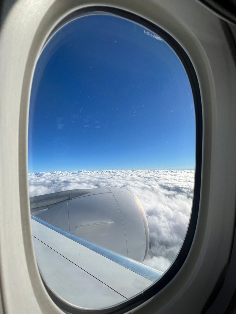 Plane window view from Thailand. The day to end all days in Bangkok
