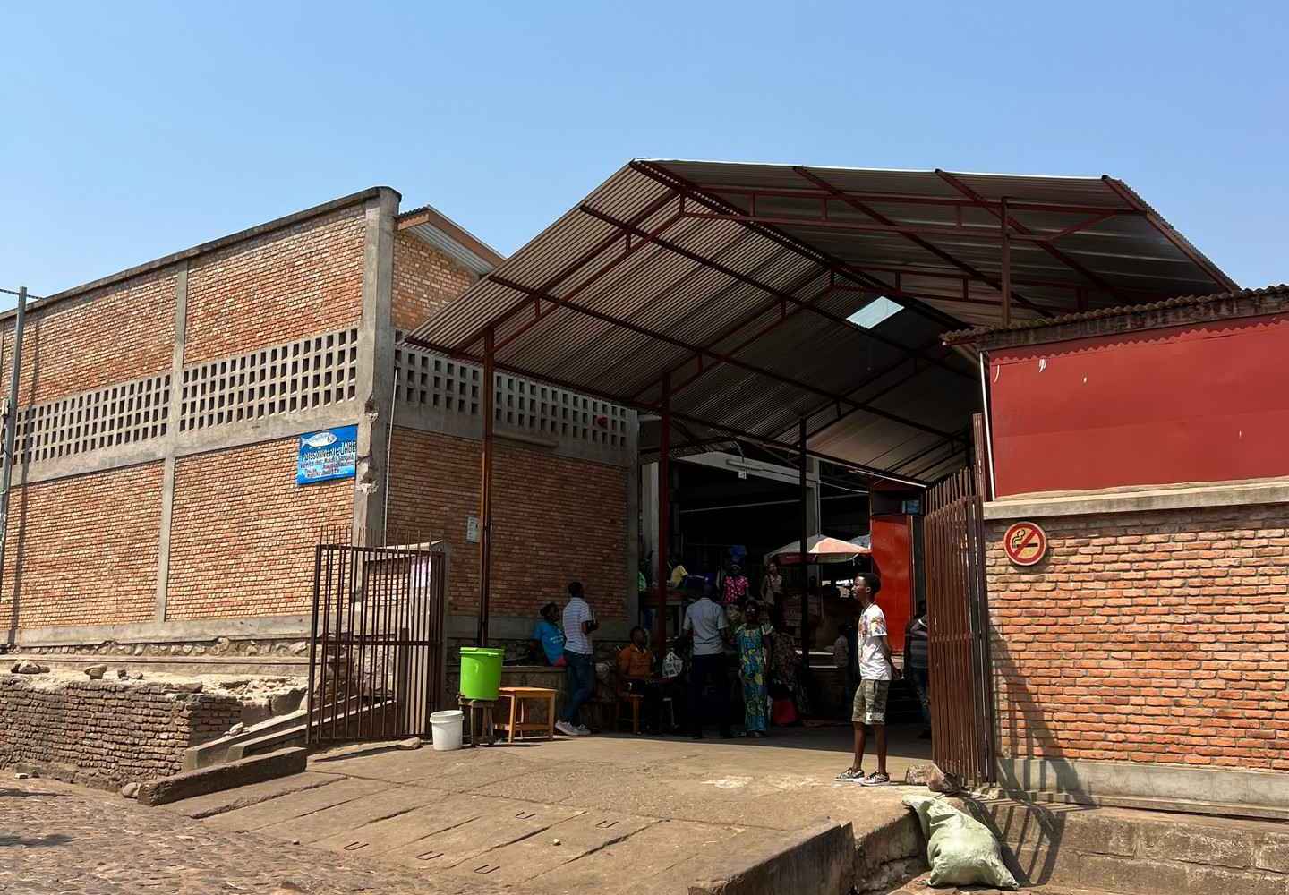 Jabe Market in Bujumbura, Burundi. Checking out Bujumbura