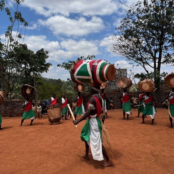 Royal drummers of Burundi. A riot with the Royal Drummers and Batwas of Burundi