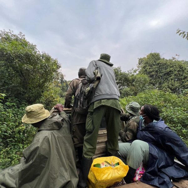 Rangers going to Kahuzi Biega National Park, Bukavu, DRC. Gorillas & sleeping with the general’s wife