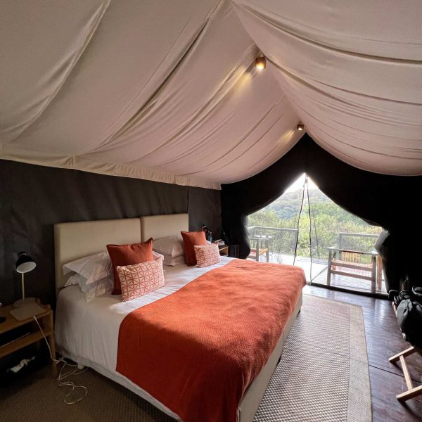 Bedroom accommodations in Ngorongoro Sanctuary, Tanzania. The Serengeti