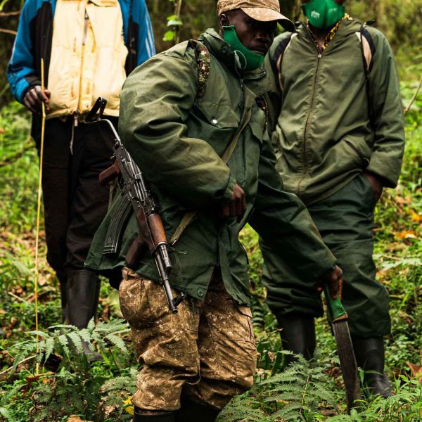 Rangers at Mgahinga National Park in Uganda. Uganda Gorilla trek