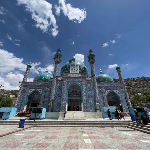 Mosque in Kabul, Afghanistan. Reprimanded by the Taliban