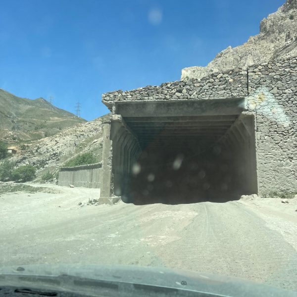 Tunnel entrance in Mazar, Afghanistan. Body search, Soviet exploits & The Salang Pass