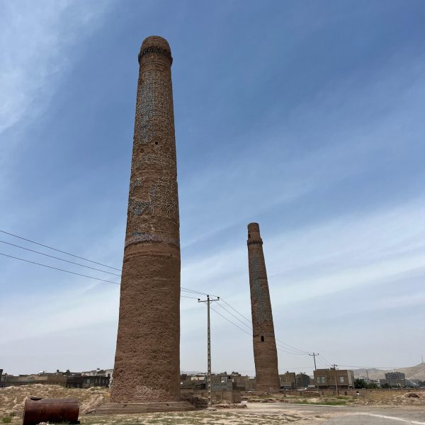 Smokestack at glass factory in Herat, Afghanistan. Camels, rolling & sleep ‘n fly