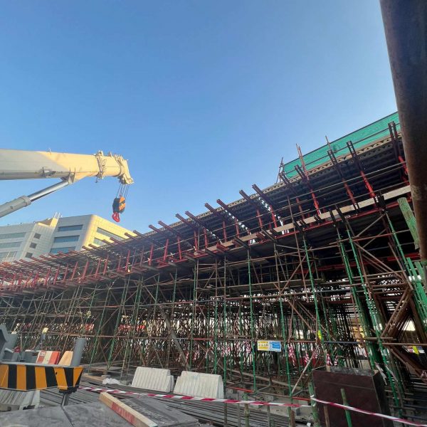 Ongoing building construction in Dubai, UAE. Dubai’s worst hotel