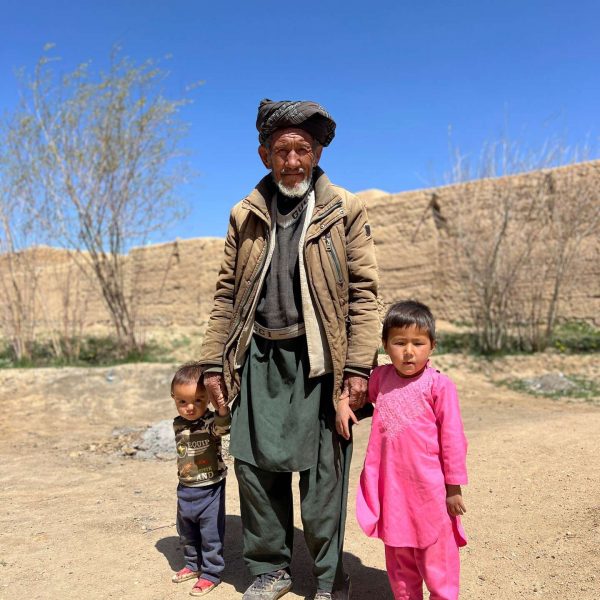 Local guy and kids in Bamiyan, Afghanistan. Bamiyan, Qlukhi & The Buddhas