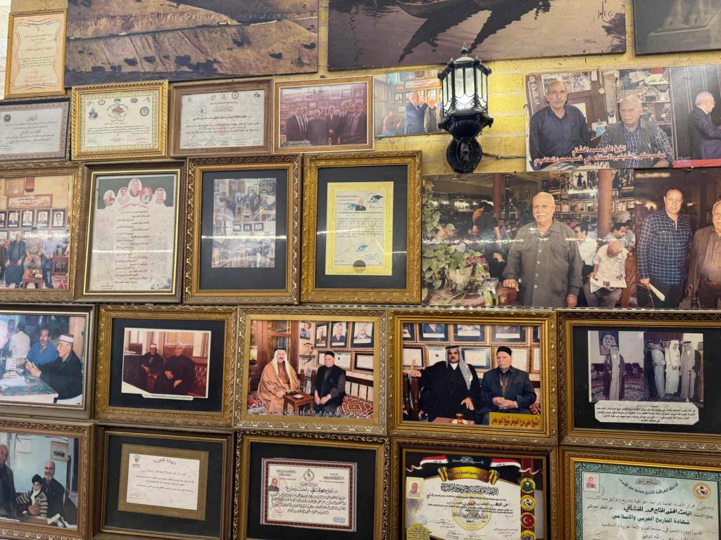Photos inside juice shop in Iraq. Saddam’s Palace & old town Baghdad