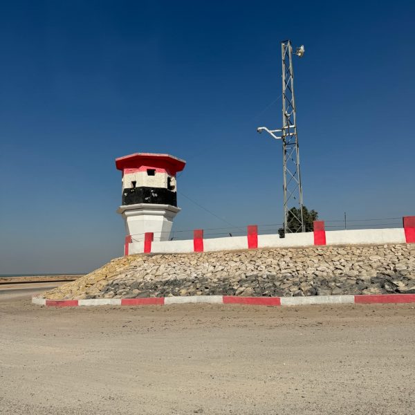 Guard post in Al Khaydhar fortress in Iraq. World’s largest cemetery & sweets