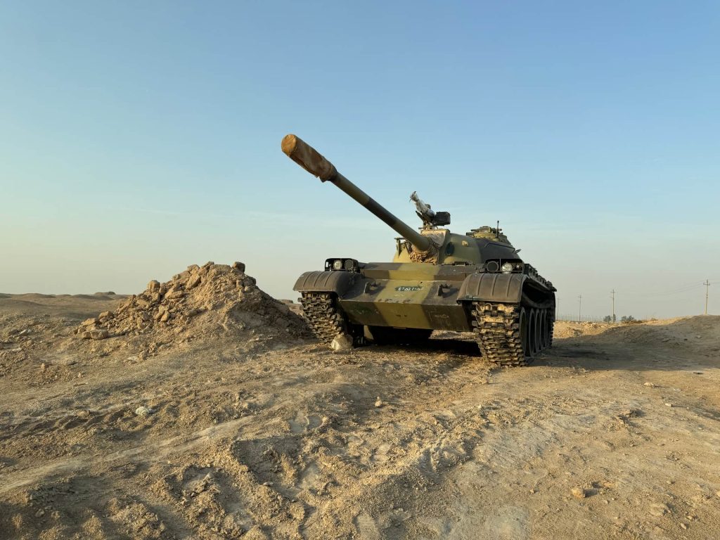 Tank at Hatra in Iraq. Saddam’s hometown, ISIS headquarters & Mosul