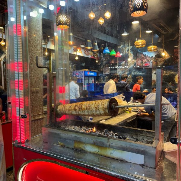 Shawarma bar at Erbil in Iraq. Saddam’s hometown, ISIS headquarters & Mosul