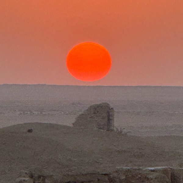 Sunset and ruins at Hatra in Iraq. Saddam’s hometown, ISIS headquarters & Mosul