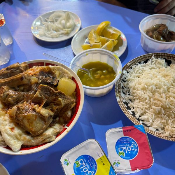 Local food at Mosul in Iraq. Saddam’s hometown, ISIS headquarters & Mosul