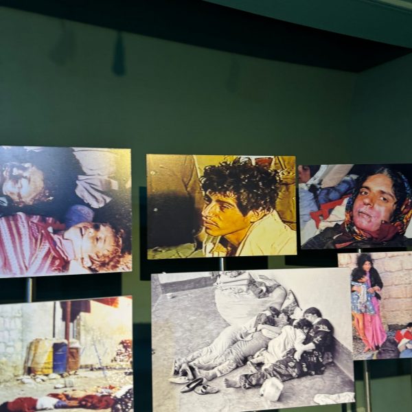 Photo exhibit at Halabja museum in Iraq. Saddam's torture house, Erbil & Sulaymaniyah
