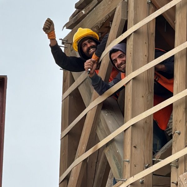 Local construction workers at Mosul in Iraq. Saddam’s hometown, ISIS headquarters & Mosul