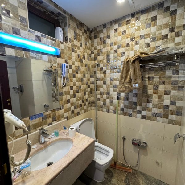 Hotel bathroom at Erbil in Iraq. Saddam's torture house, Erbil & Sulaymaniyah